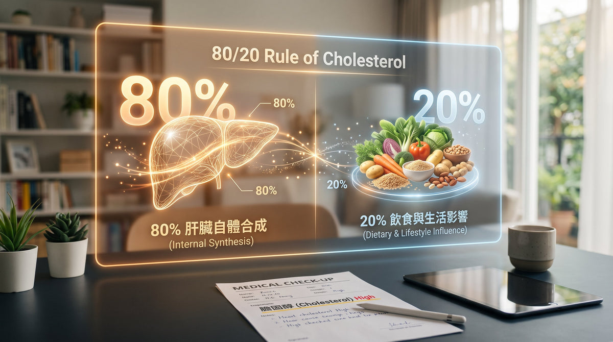 膽固醇全是吃進來的？營養師解密：為什麼努力控制飲食，血脂還是降不下來？